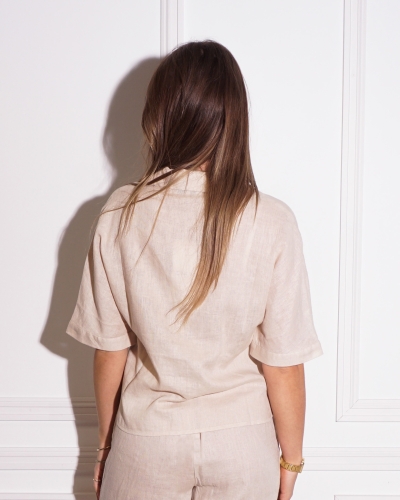 BLOUSE TOKYO LINNEN BEIGE