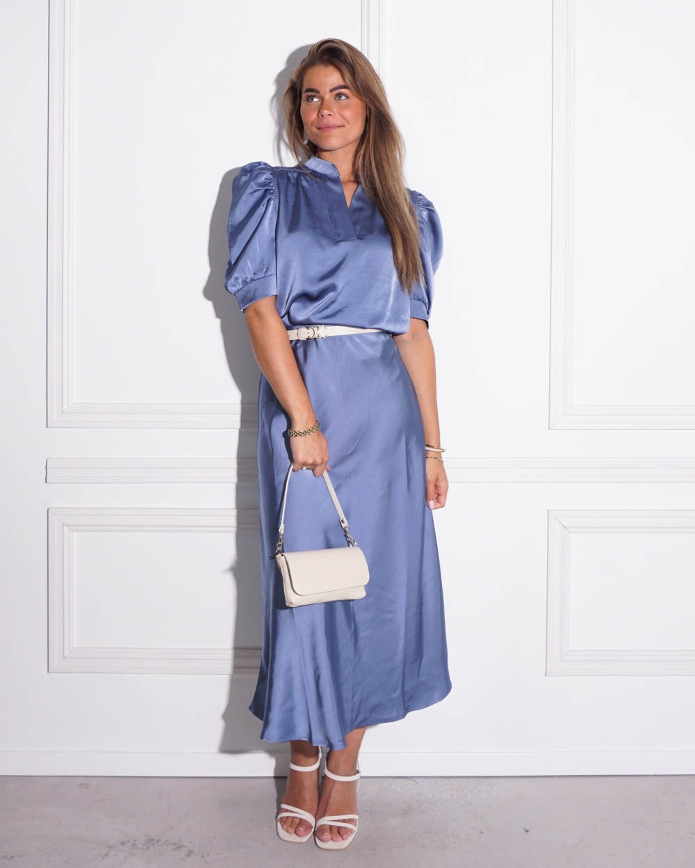BLOUSE ROELLA SMOKEY BLAUW