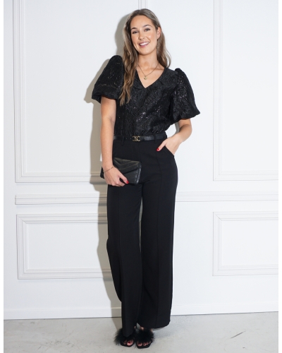 BLOUSE CAMIA ZWART