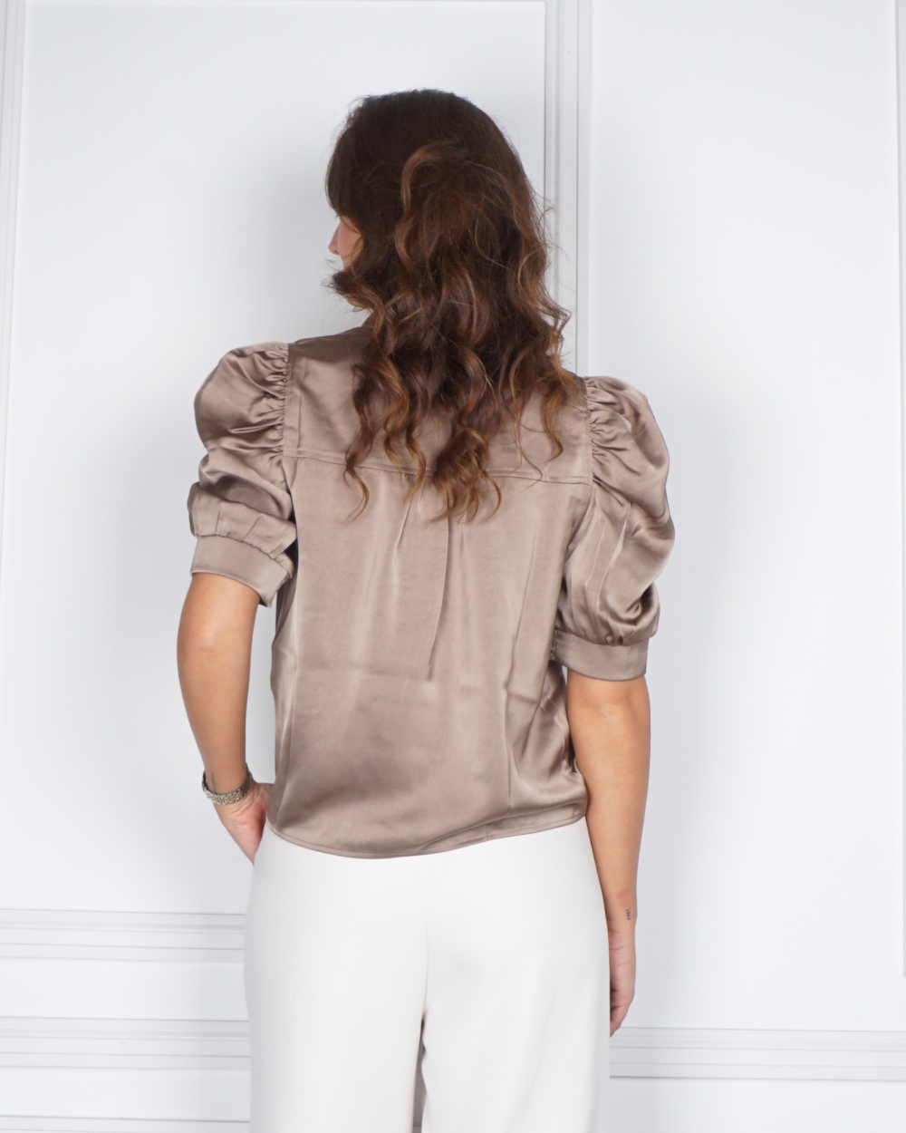 BLOUSE ROELLA TAUPE
