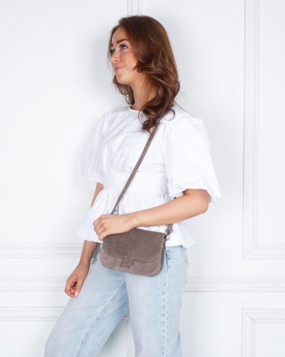 Gossip BLOUSE MET BALLONMOUW BLOUSE MET BALLONMOUW EN STRIK