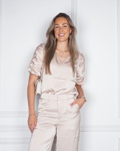 Neo Noir 165799-720 SATEEN BLOUSE ELBA