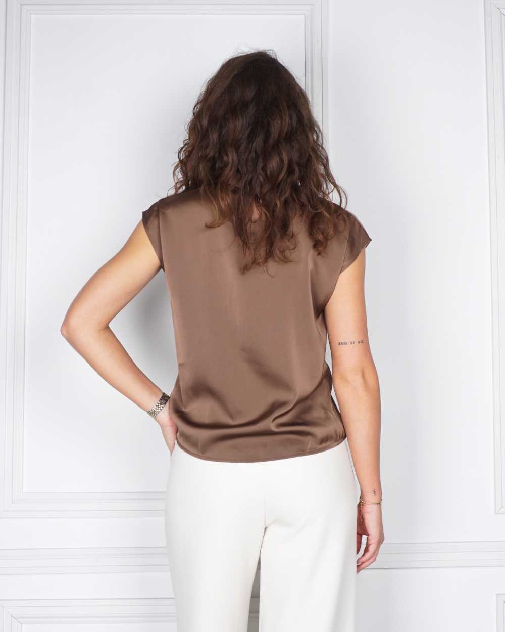 BLOUSE FLEUR BRUIN