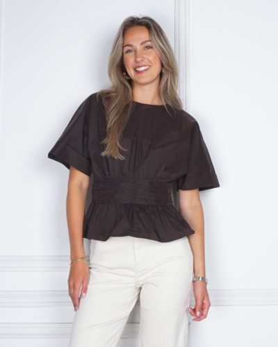 Neo Noir POPLIN BLOUSE ANNEGRET BRUIN