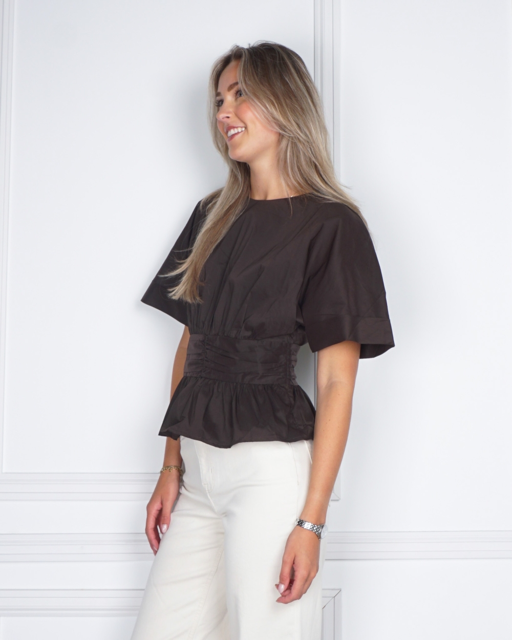 POPLIN BLOUSE ANNEGRET BRUIN