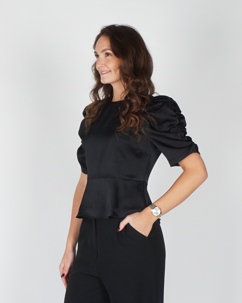 BLOUSE BENUA ZWART