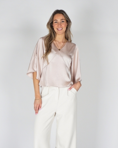 Neo Noir 168002-720 BLOUSE REMANA SATIJN