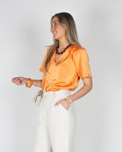 BLOUSE LARGO ORANJE