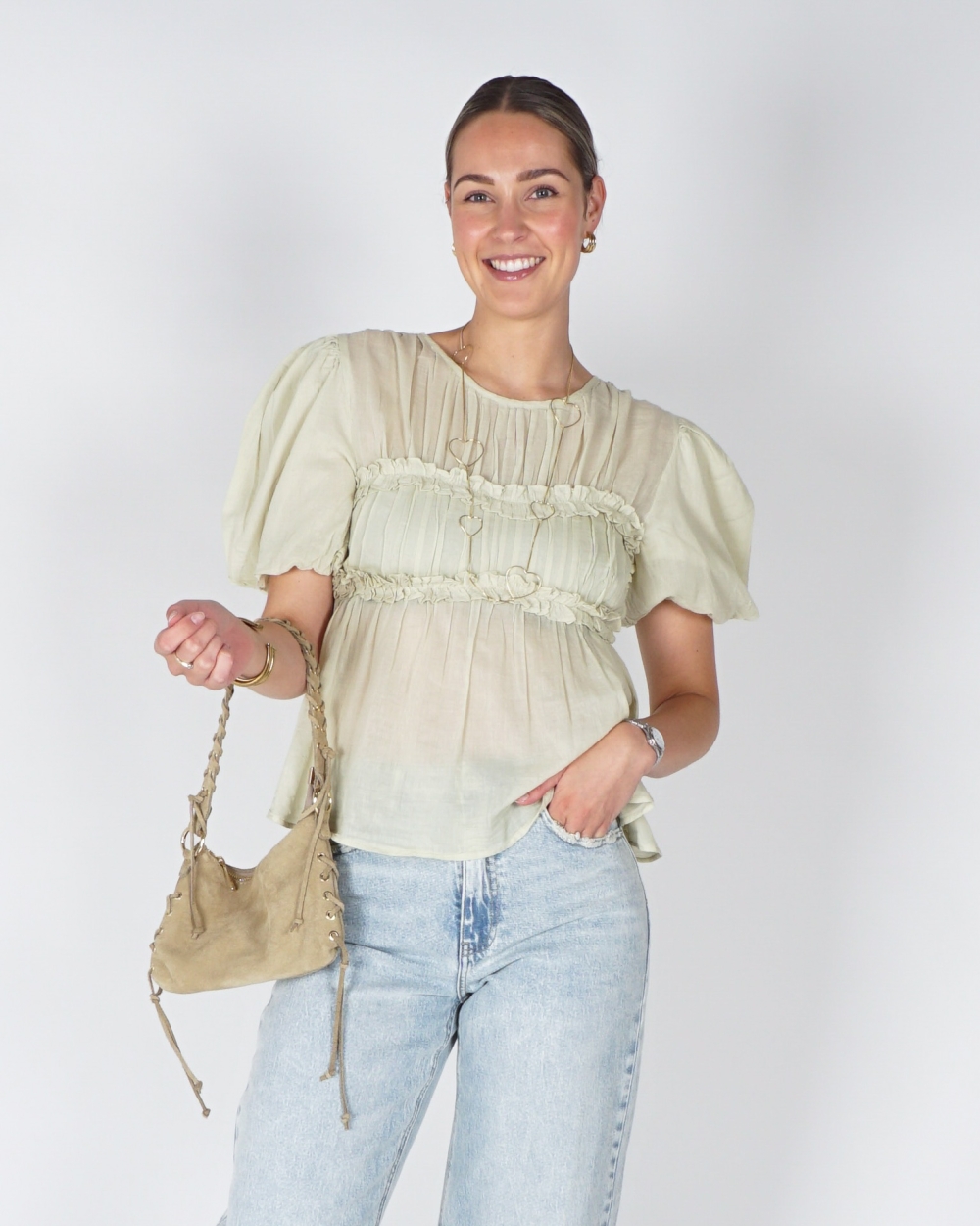 BLOUSE KIRIL LICHT GROEN