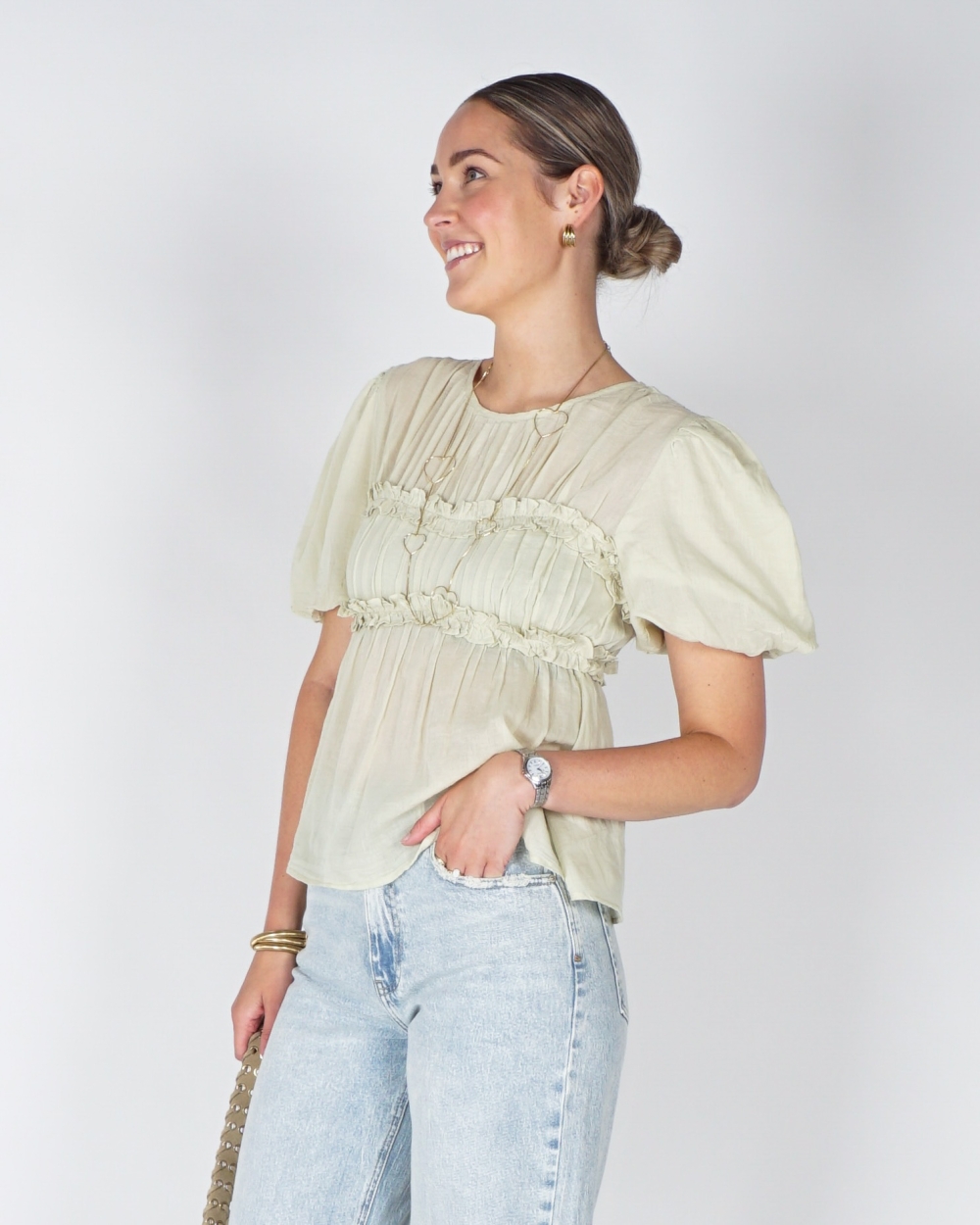 BLOUSE KIRIL LICHT GROEN