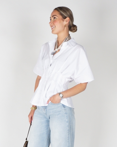 FITTED BLOUSE WIT