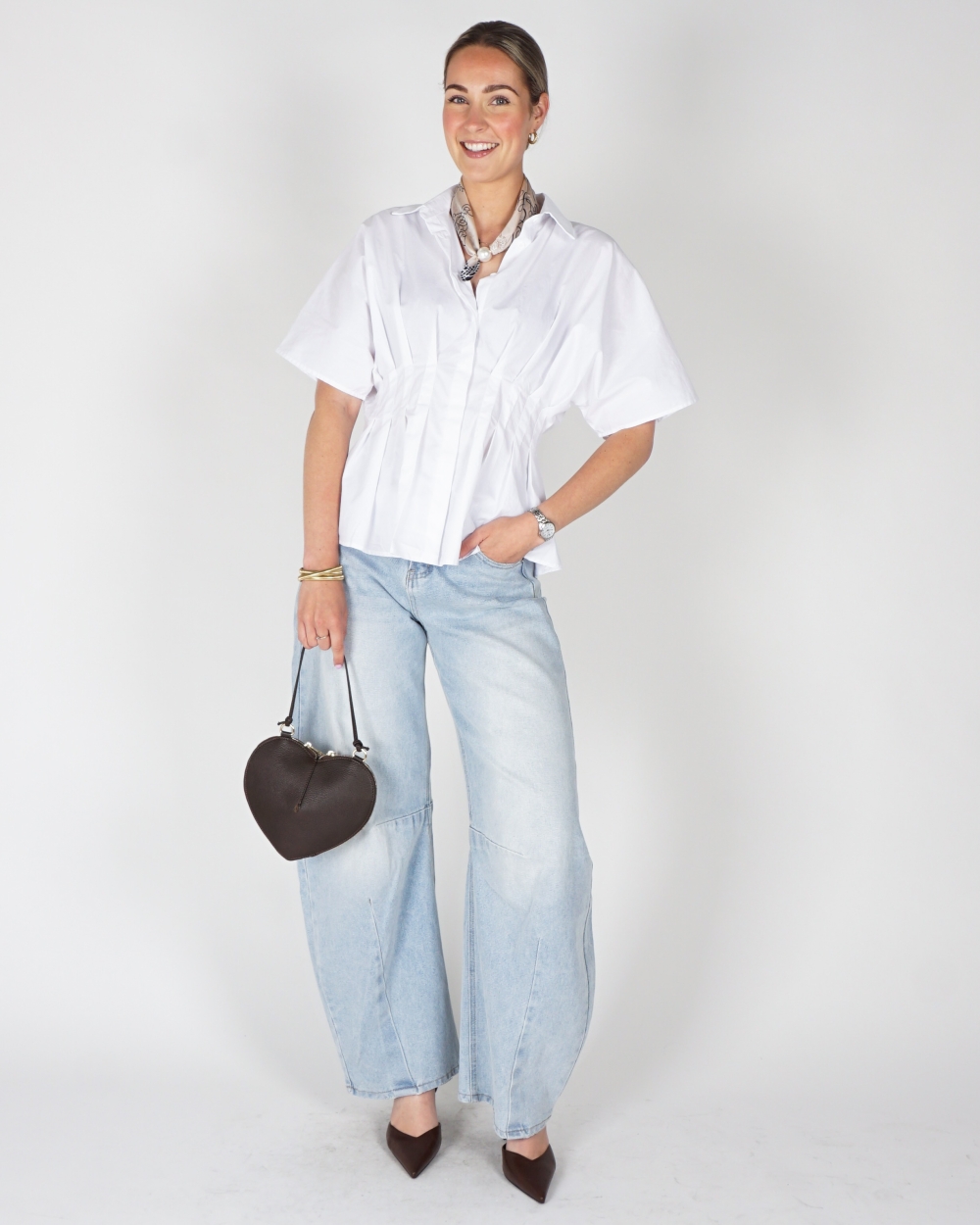 FITTED BLOUSE WIT