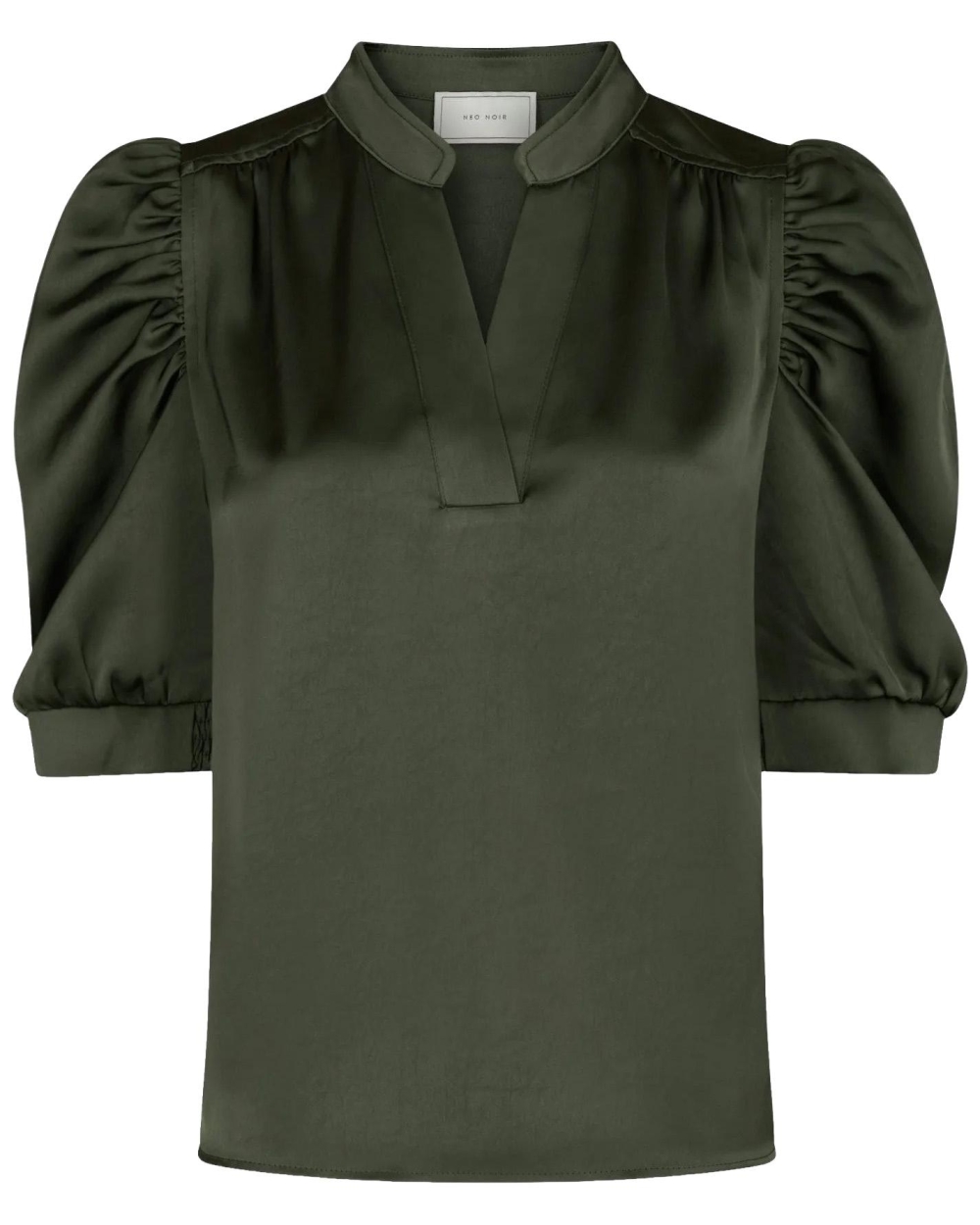 Neo Noir BLOUSE ROELLA Donkergroen