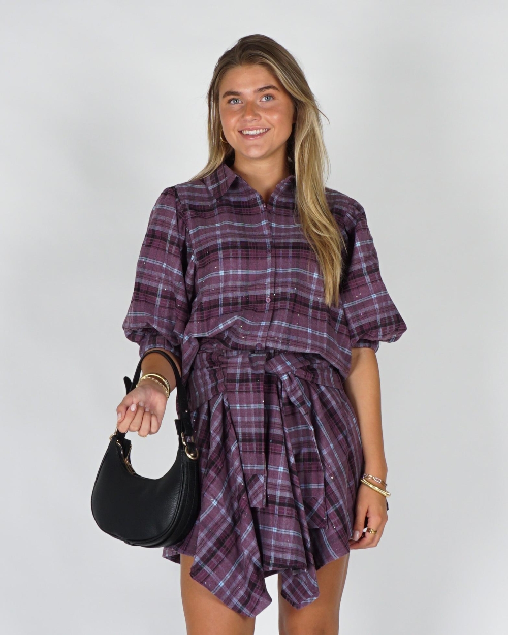 Studio Amaya BLOUSE VALE Paars