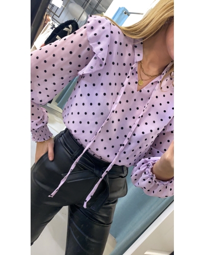 Gossip BLOUSE DOTS Lila