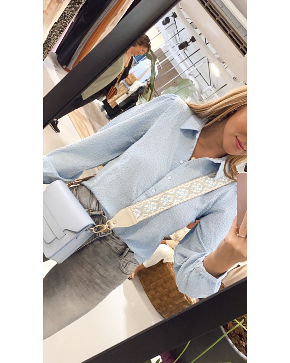 BRYAR LIFE BLOUSE BLAUW