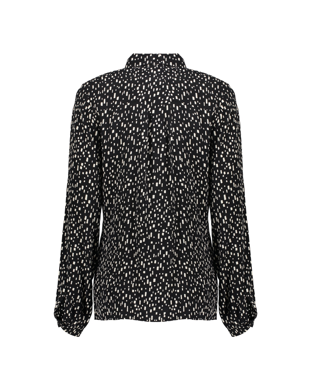 BLOUSE MET ALL OVER PRINT 