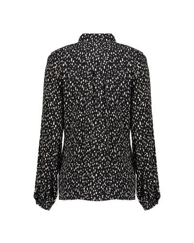 BLOUSE MET ALL OVER PRINT 