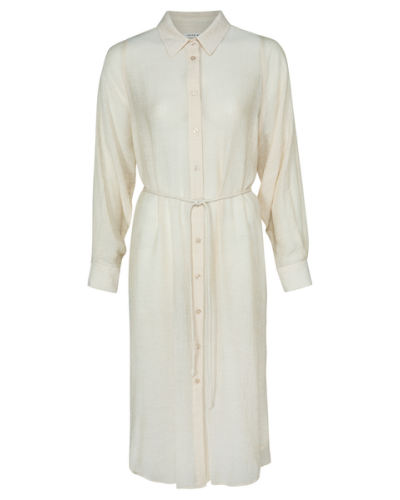 YAYA SHIRT DRESS WITH STRUCTURE SAND