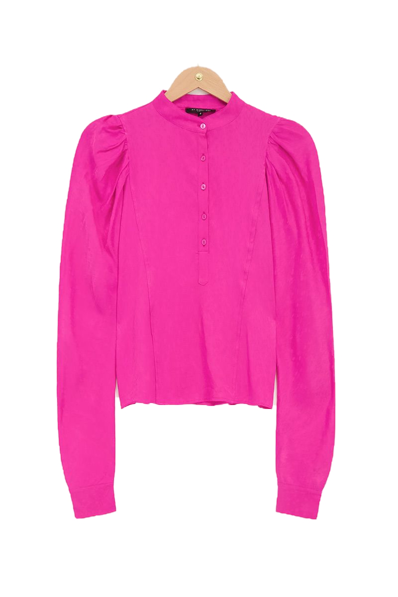 BLOUSE MET PATROON ROZE