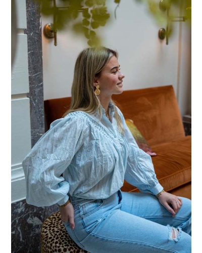 Gossip BLOUSE JILL BLAUW