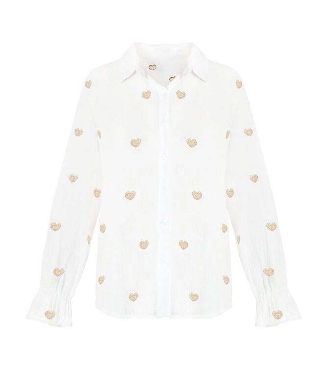 HARTJES BLOUSE WIT