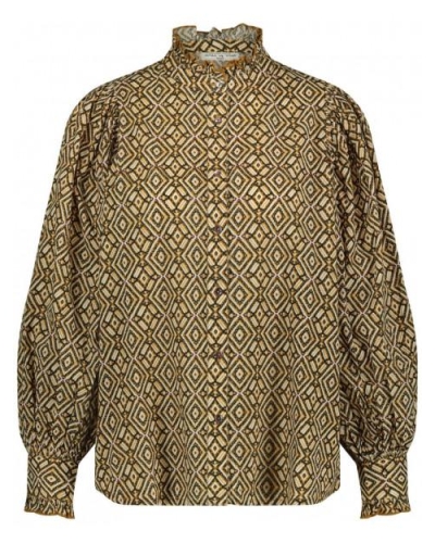 Circle of Trust Circle of Trust Blouses W22_130_2188 Olijf