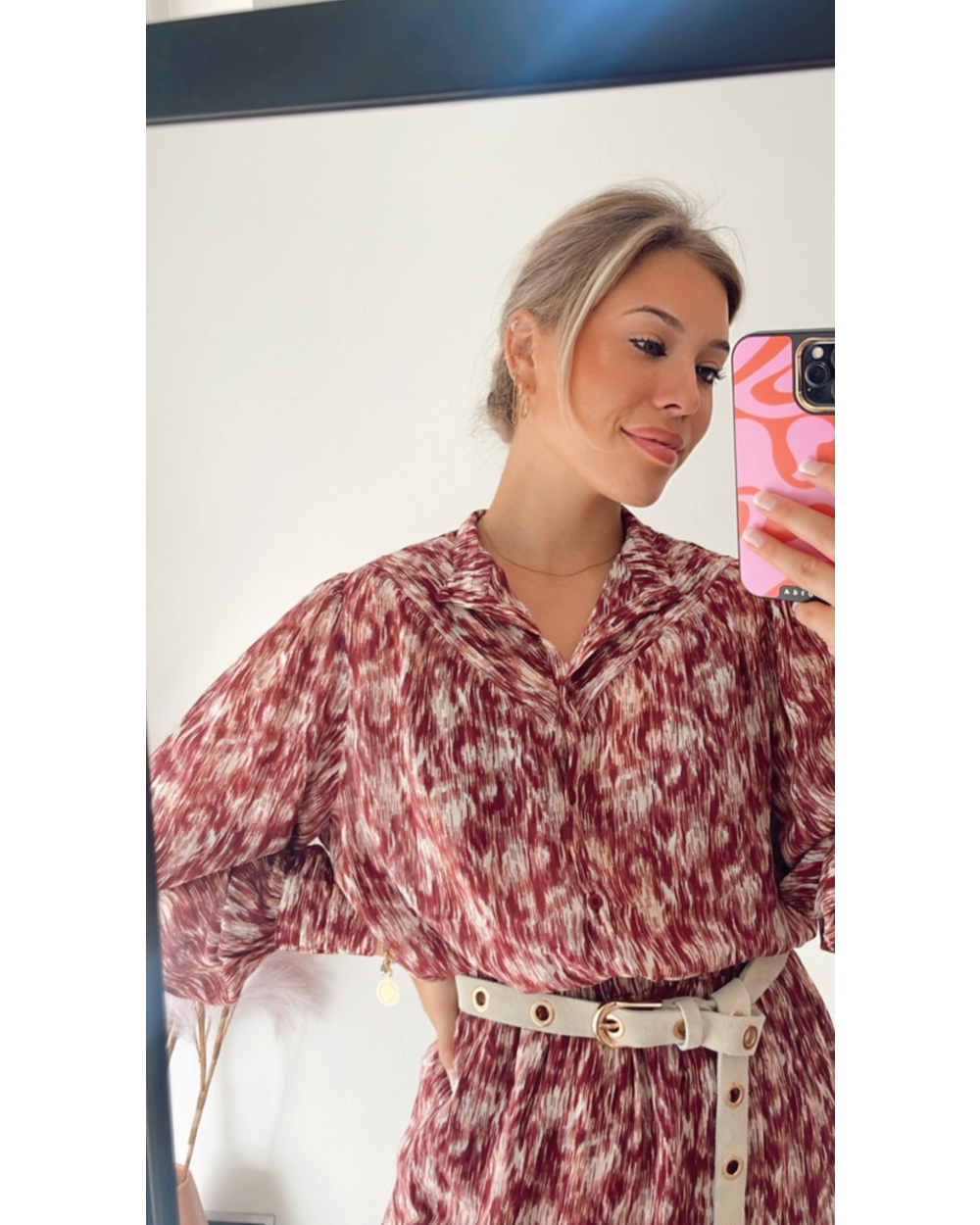 LIV BLOUSE BORDEAUX