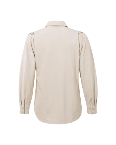 SUEDINE BLOUSE