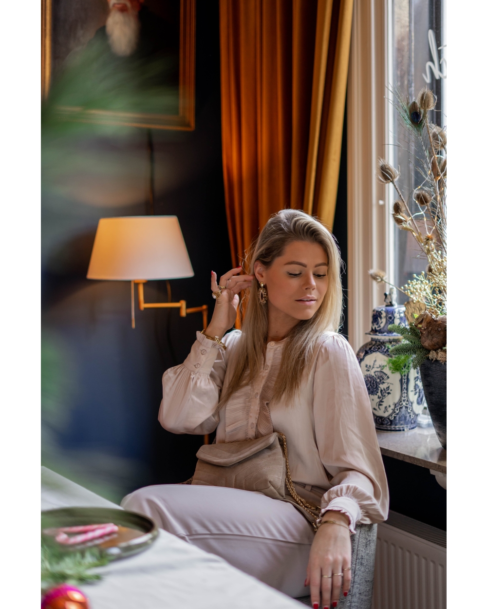 ZOLA BLOUSE CHAMPAGNE
