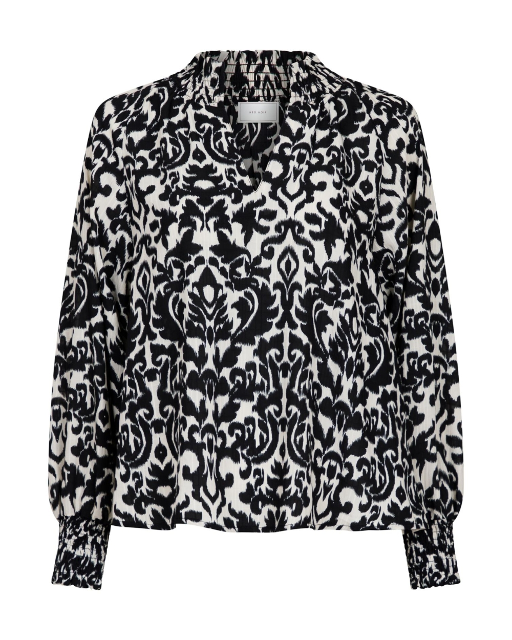 NEO NOIR STONE ABSTRACT BLOUSE