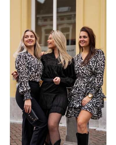 Neo Noir NEO NOIR STONE ABSTRACT BLOUSE