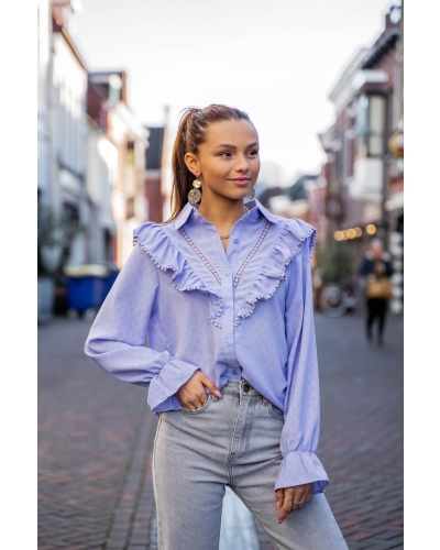 JAZZ BLOUSE LILA