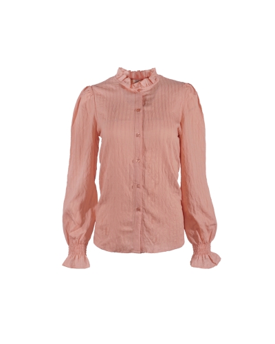 BLOUSE AJOUR ROZE