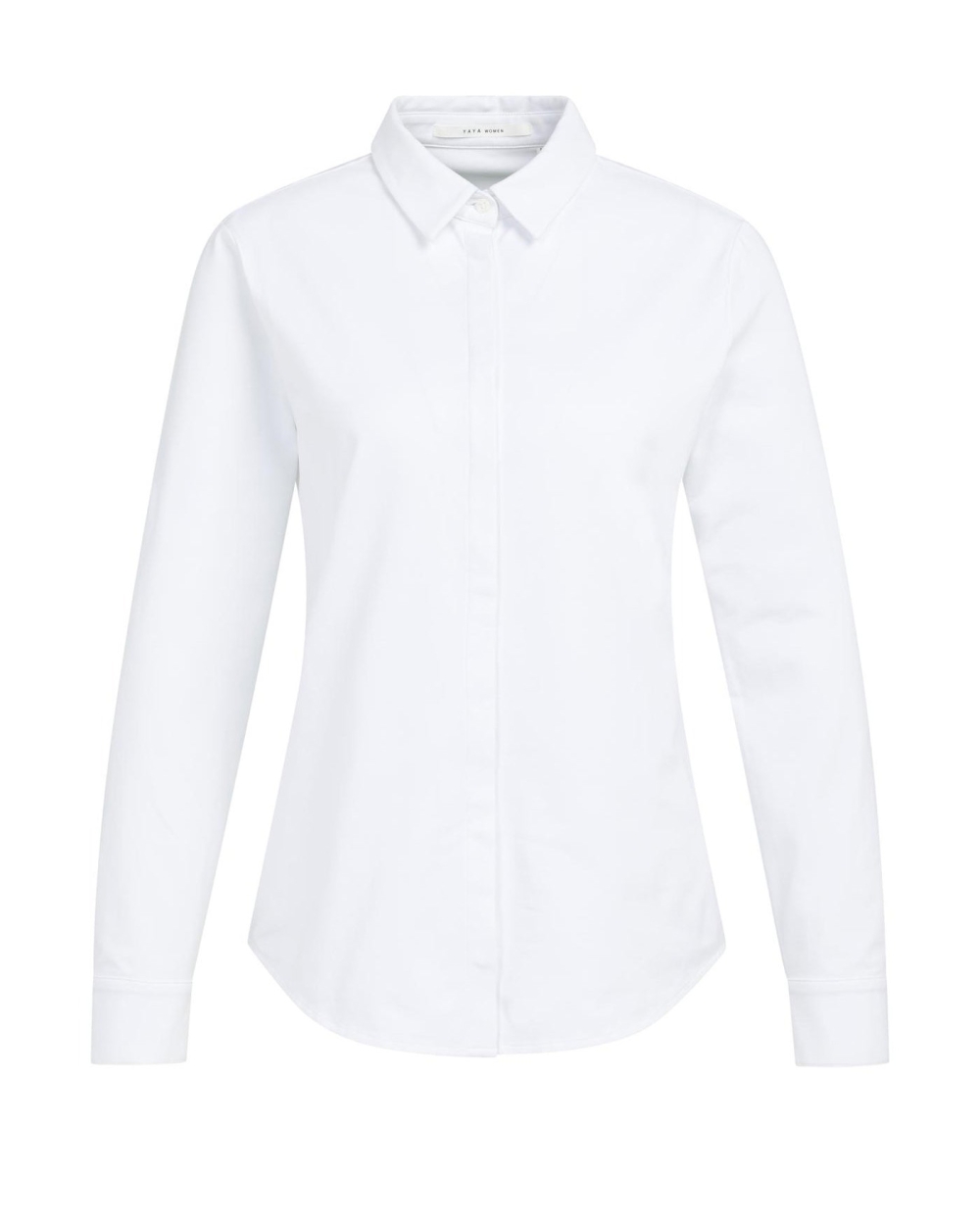 BASIC GETAILLEERDE BLOUSE WIT