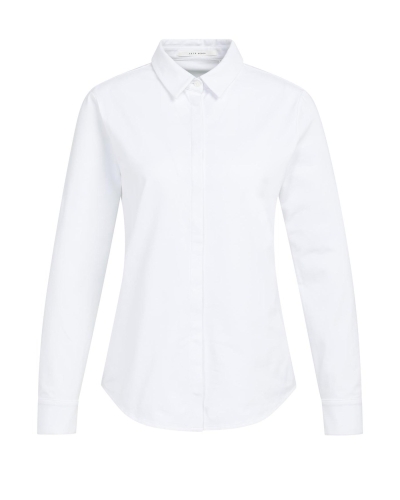 BASIC GETAILLEERDE BLOUSE WIT