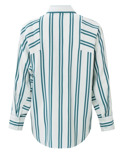 GESTREEPTE BLOUSE