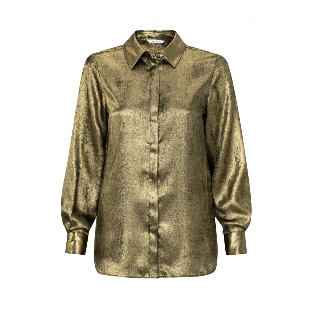BLOUSE METALLIC GOUD