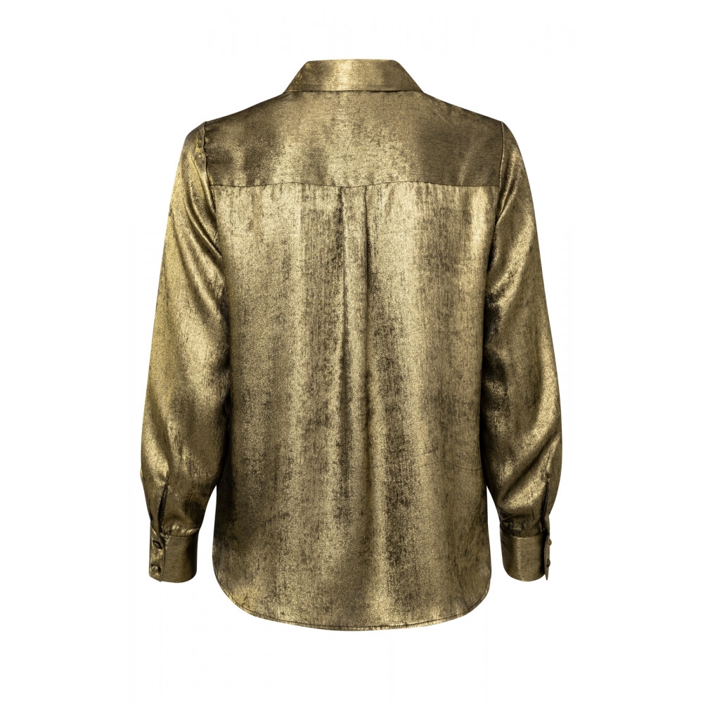 BLOUSE METALLIC GOUD