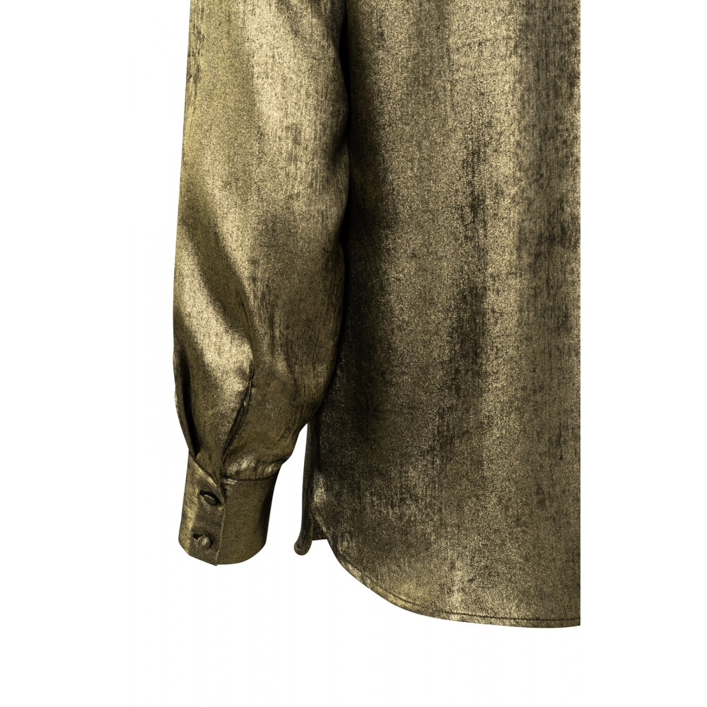 BLOUSE METALLIC GOUD