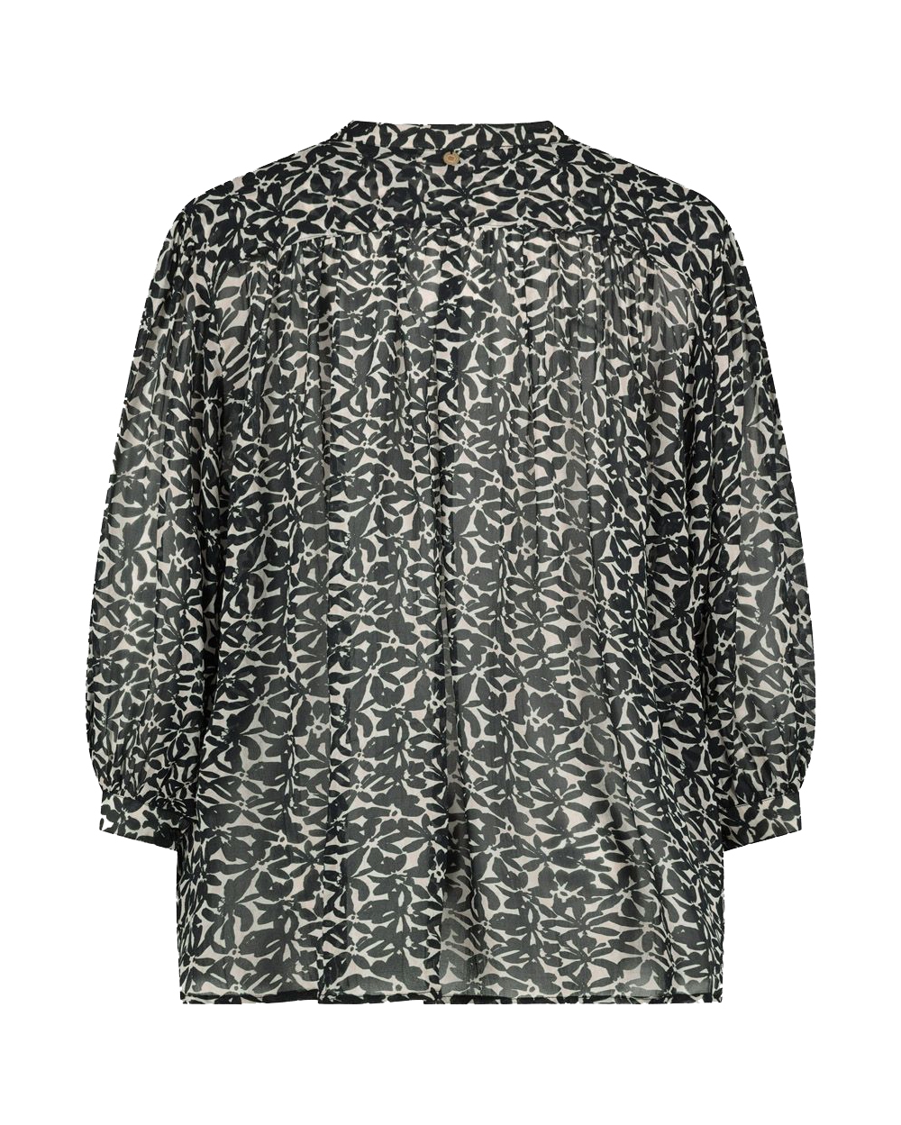 BLOUSE ALISON ZWART ECRU