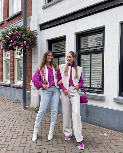 Nukus BLOUSE TATUM MAGENTA