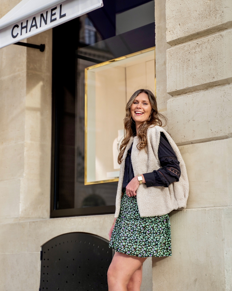 BRODERIE BLOUSE VELIA ZWART