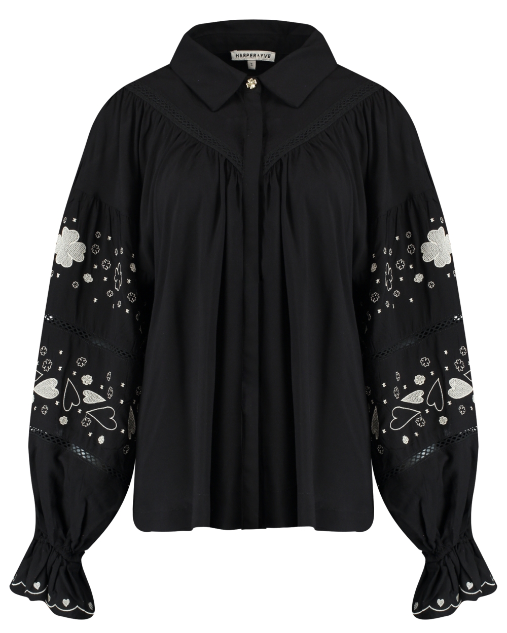 BLOUSE KARLEY ZWART