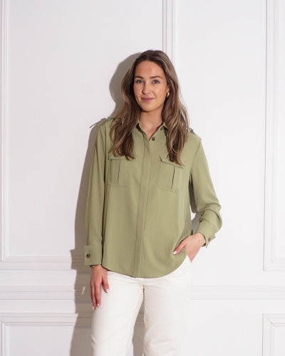 CARGOBLOUSE SALIE GROEN