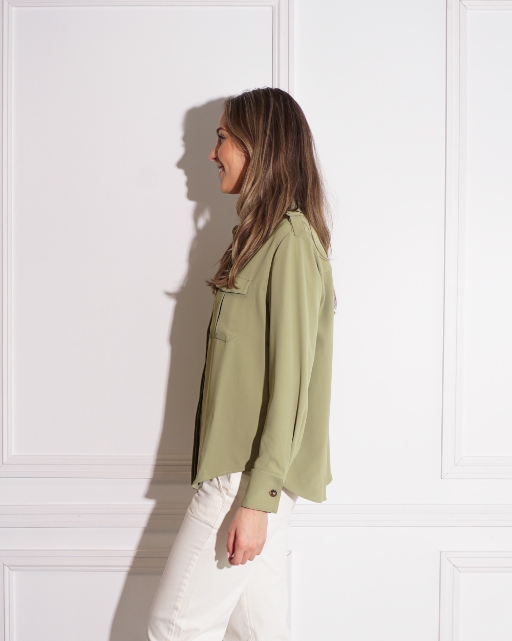 CARGOBLOUSE SALIE GROEN
