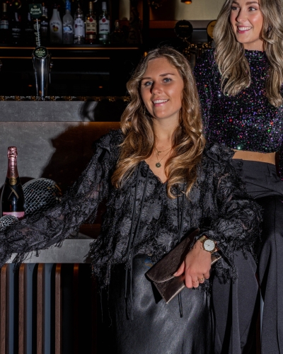 BLOUSE FRANJES ZWART