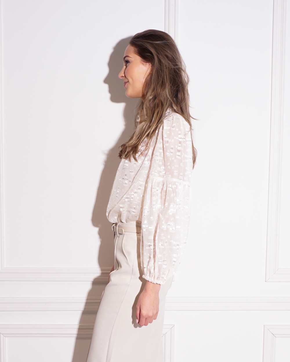 BLOUSE LIVE ECRU