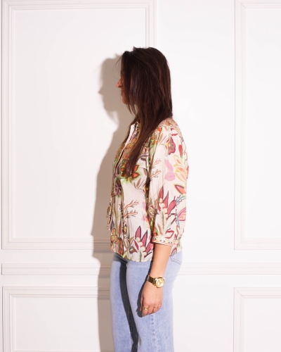 Geisha BLOUSE MET BLOEMENPRINT ECRU