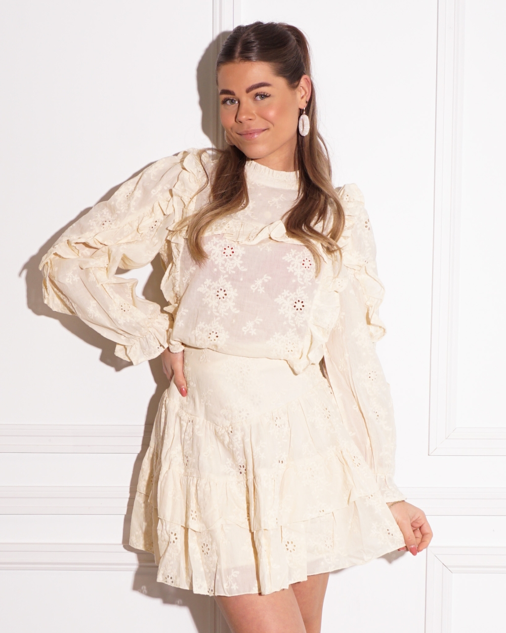 SCOTTIE BLOUSE ECRU 